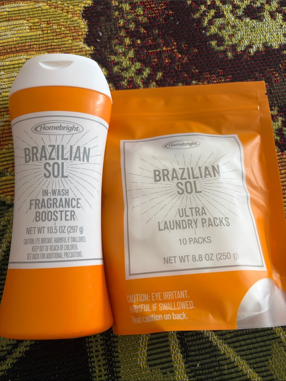 🌴Homebright Brazilian Sol Ultra Laundry Packs & Fragrance Booster Bundle